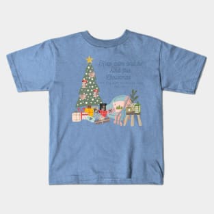 Keep calm and be kind this Christmas – it's the gift everyone can enjoy. Kids T-Shirt